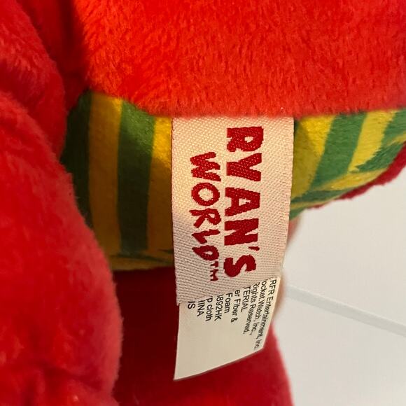 Ryan's World Roaring Dinosaurs Plush Figures T-Rex Triceratops 2018 ToyWiz - Picture 6 of 11